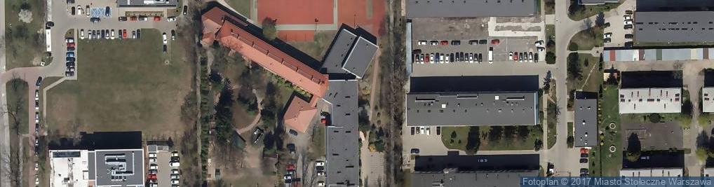 Zdjęcie satelitarne Biblioteka Publiczna Warszawa Ursynów