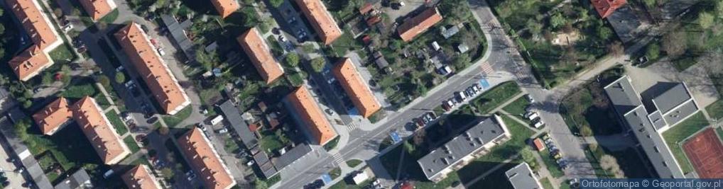 Zdjęcie satelitarne Bieliźniarstwo Malowanie Na Tkaninach Handel Obwoźny