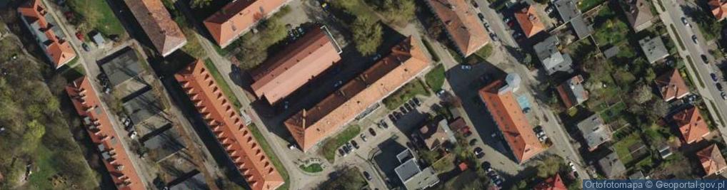 Zdjęcie satelitarne Biuro Hand Edytorskie Norman Lewandowska Rowbuć Bilińska Walczak
