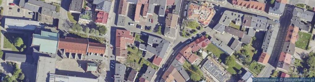 Zdjęcie satelitarne Biuro Nieruchomości G.B.i Edyta Nowak - Sieńko Oświęcim