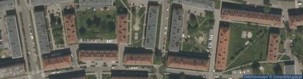 Zdjęcie satelitarne Biuro Ochrony Osób i Mienia Enigma Agnieszka Policha Wiktor Daniszewski