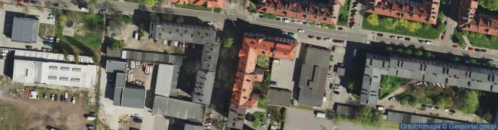 Zdjęcie satelitarne Biuro Postępu Technicznego i Usług Hodigal