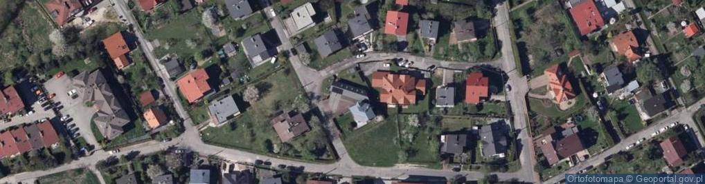 Zdjęcie satelitarne Biuro Projektów Budownictwa Projektus