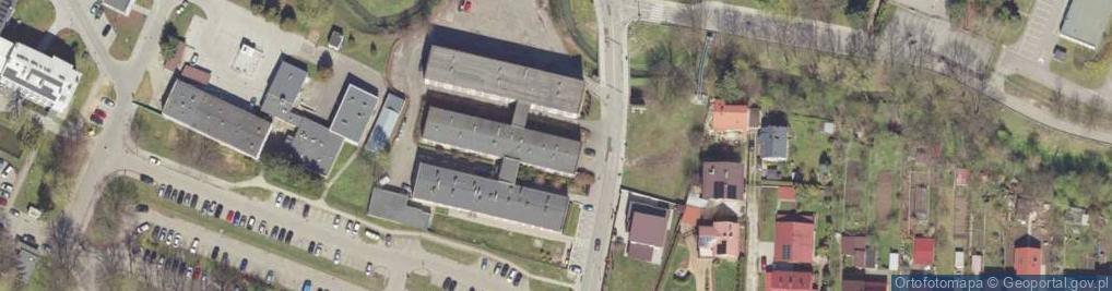 Zdjęcie satelitarne Biuro Projektów Budownictwa Przemysłowego w Rzeszowie
