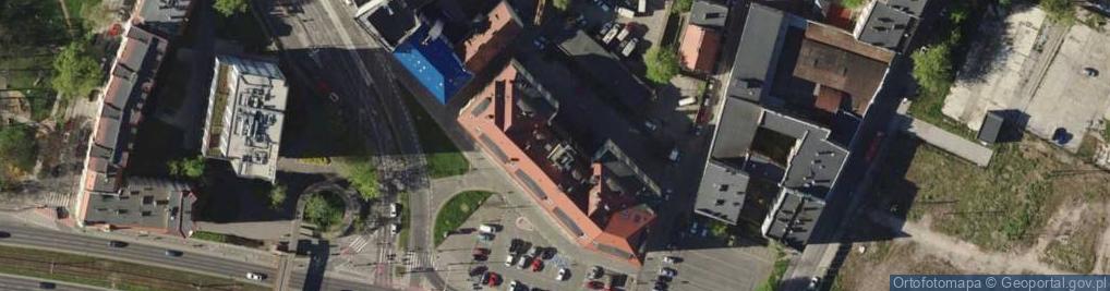 Zdjęcie satelitarne Biuro Studiów i Projektów Służby Zdrowia we Wrocławiu