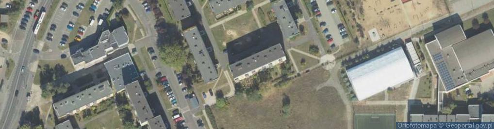 Zdjęcie satelitarne Biuro Usług Projektowych i Inwestycyjnych