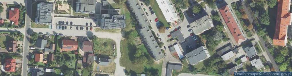 Zdjęcie satelitarne Biuro Usług w Zakresie BHP i Ochrony P Poż Bogumiła Gąsiorek