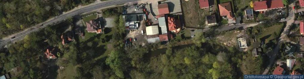 Zdjęcie satelitarne Blacharstwo Lakienictwo Pojazdowe Zaremba Zbigniew Tadeusz