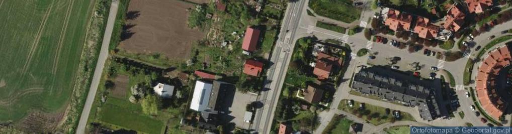 Zdjęcie satelitarne Borzyńska M., Bielany Wrocł.