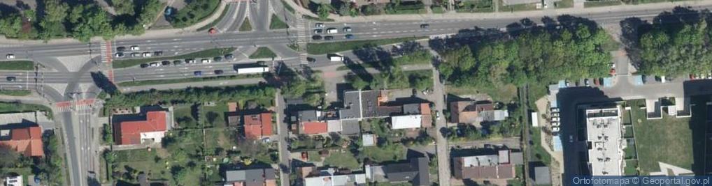 Zdjęcie satelitarne Bożena Janczyńska Ford Studio Części Zamienne