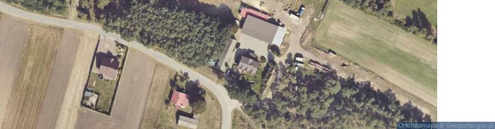 Zdjęcie satelitarne Bożena Waleryszek Obróbka Drewna, Handel, Usługi Transportowe