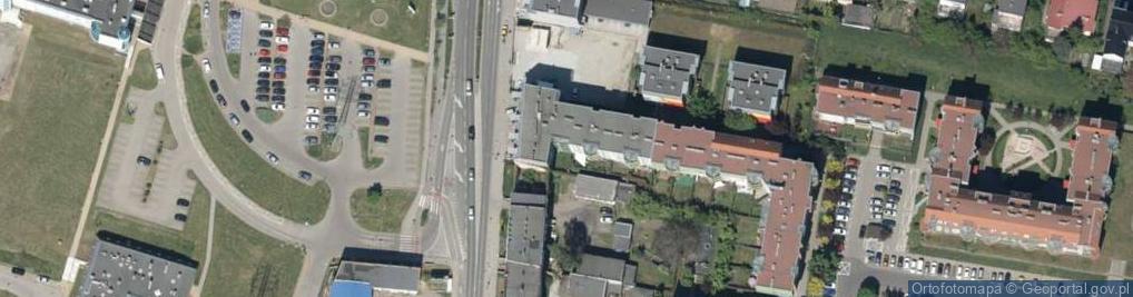 Zdjęcie satelitarne Brokerskie Biuro Ubezpieczeń Rak