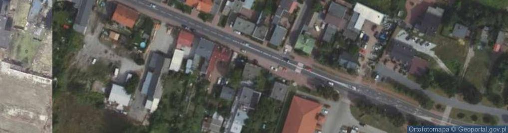 Zdjęcie satelitarne Brychcy Tomasz. Zakład betoniarsko - nagrobkowy