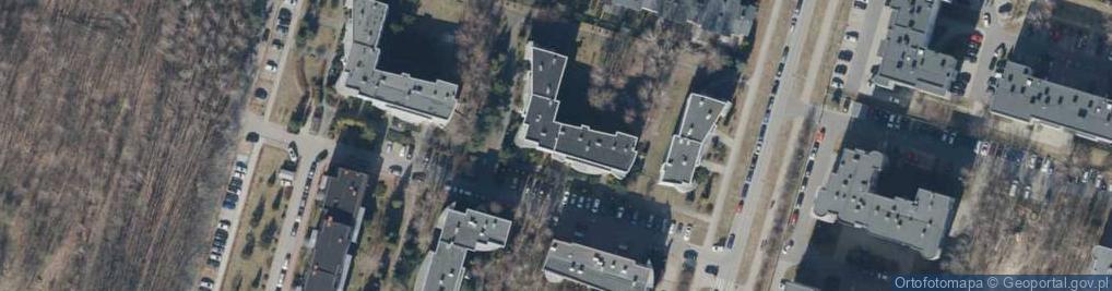 Zdjęcie satelitarne Budownictwo