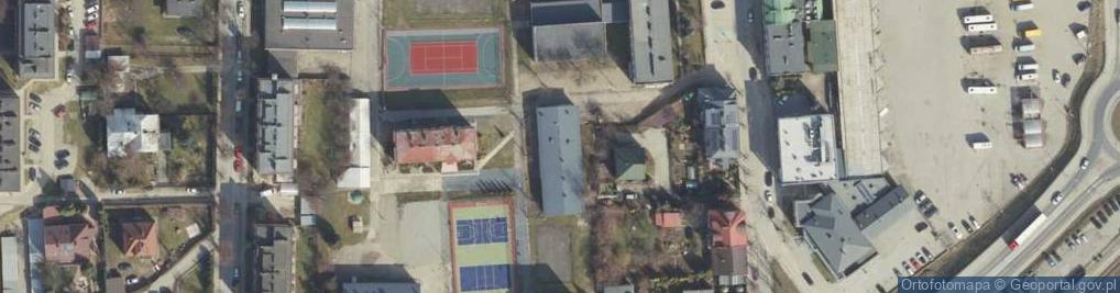 Zdjęcie satelitarne Bursa Międzyszkolna w Jaśle