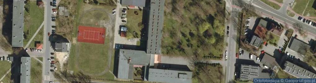 Zdjęcie satelitarne Bursa Samorządu Województwa Łódzkiego w Łowiczu