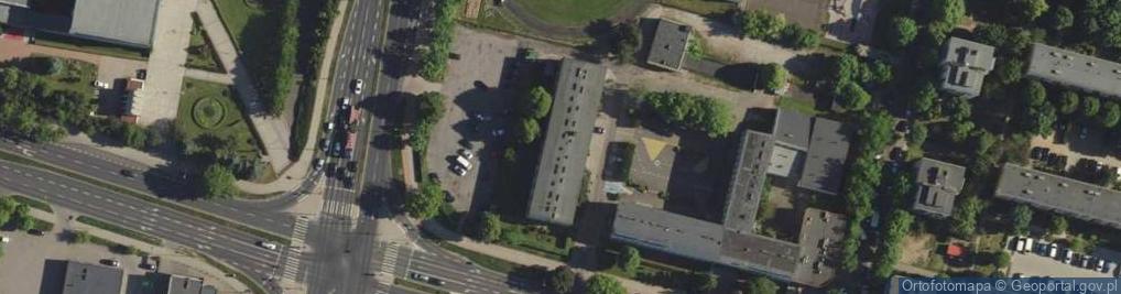 Zdjęcie satelitarne Bursa Szkolna w Koninie