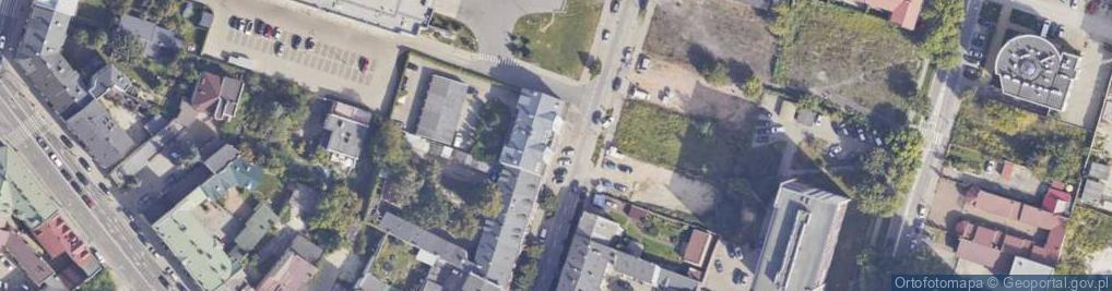 Zdjęcie satelitarne Byzdra Waldemar Georad Pracownia Geodezyjno-Projektowa