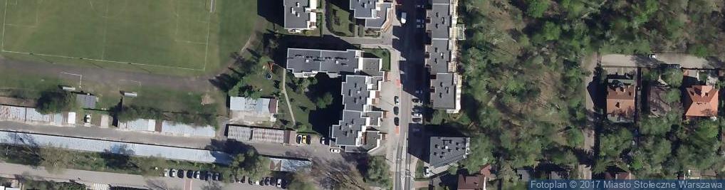 Zdjęcie satelitarne Centralne Archiwum Wojskowe im. mjr. Bolesława Waligóry
