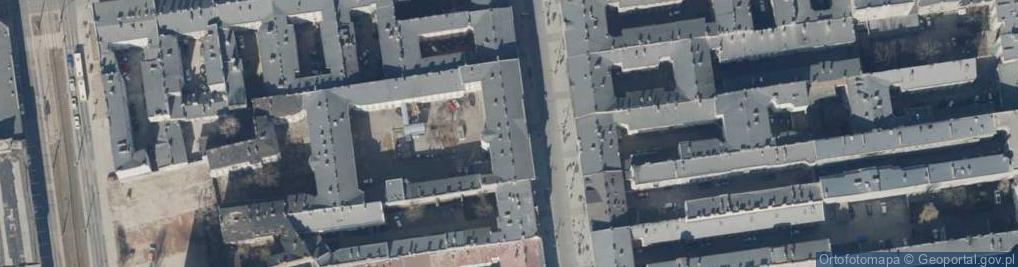 Zdjęcie satelitarne Centrum Bezpieczeństwa Ruchu Drogowego