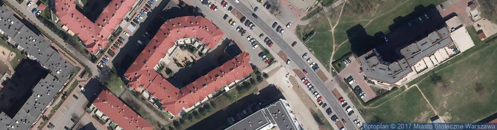 Zdjęcie satelitarne Centrum Diagnostyki Medycznej Tarchomed