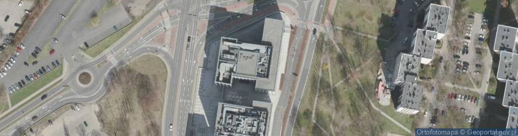 Zdjęcie satelitarne Centrum Dostarczania Usług IBM w Katowicach