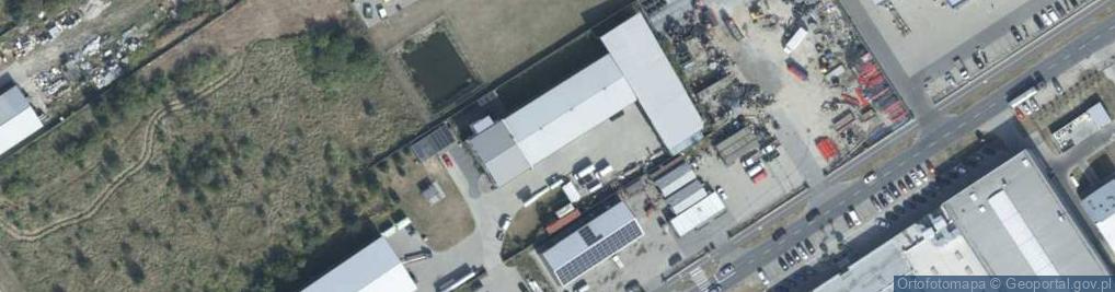 Zdjęcie satelitarne Centrum Drewna Palisander