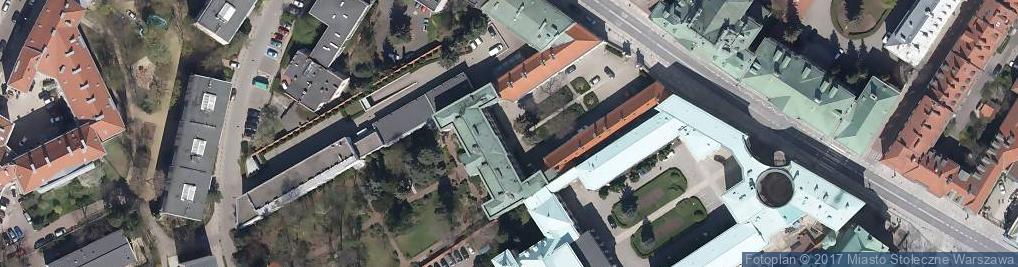 Zdjęcie satelitarne Centrum Duszpasterstwa Archidiecezji Warszawskiej