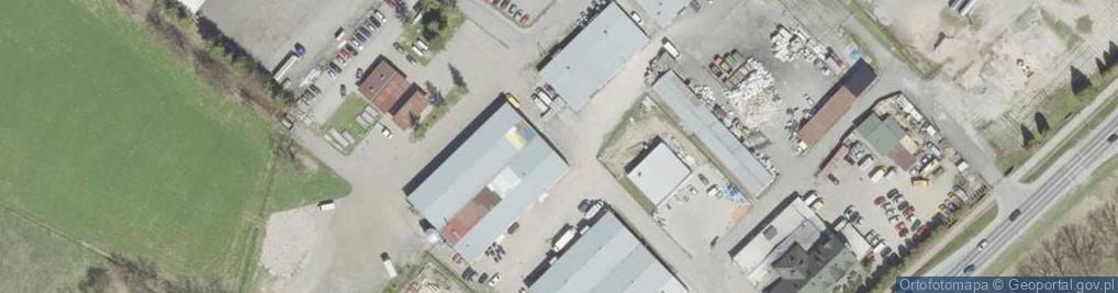 Zdjęcie satelitarne Centrum Dystrybucji Kornuty