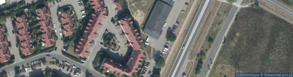 Zdjęcie satelitarne Centrum Dystrybucji Mięsa Wędlin i Drobiu Edan Kędzierska Edyta