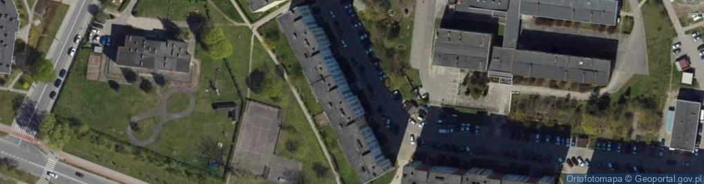 Zdjęcie satelitarne Centrum Finansowo Handlowe Linex