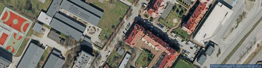 Zdjęcie satelitarne Centrum Finansowo Ubezpieczeniowe Konkret Tomasz Nowacki Monika Nowacka