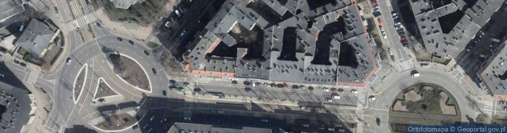 Zdjęcie satelitarne Centrum Języków Obcych Effekt Magdalena Kotowicz