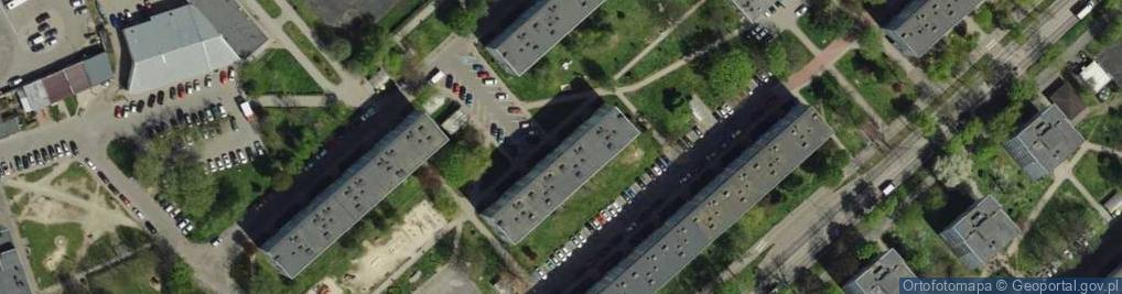 Zdjęcie satelitarne Centrum Kooperacji Wojciech Obacz