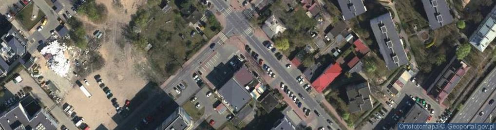 Zdjęcie satelitarne Centrum Kserograficzne u Adasia
