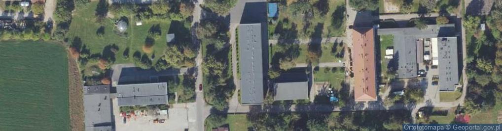 Zdjęcie satelitarne Centrum Kształcenia Praktycznego w Bielicach