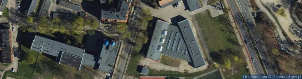 Zdjęcie satelitarne Centrum Kształcenia Praktycznego w Grudziądzu