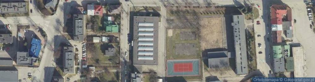 Zdjęcie satelitarne Centrum Kształcenia Praktycznego w Jaśle