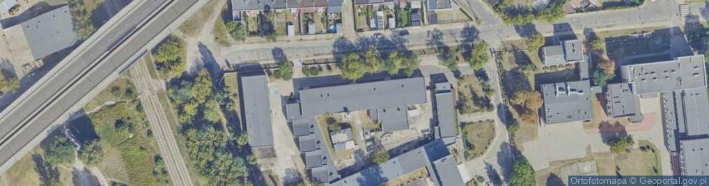 Zdjęcie satelitarne Centrum Kształcenia Zawodowego i Ustawicznego