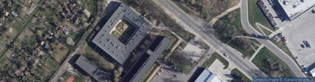 Zdjęcie satelitarne Centrum Kształcenia Zawodowego w Świdnicy