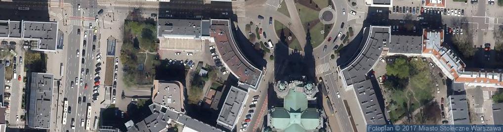 Zdjęcie satelitarne Centrum Nauki Kopernik