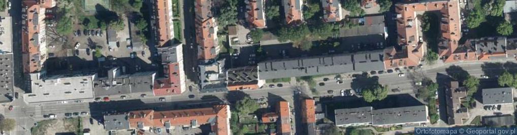 Zdjęcie satelitarne Centrum Numizmatyczne