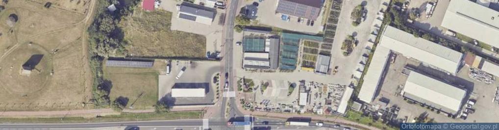 Zdjęcie satelitarne Centrum Ogrodnicze Danflor Łukasz i Daniel Labrzyccy