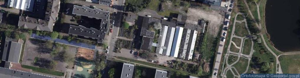 Zdjęcie satelitarne Centrum Ogrodnicze Orchidea