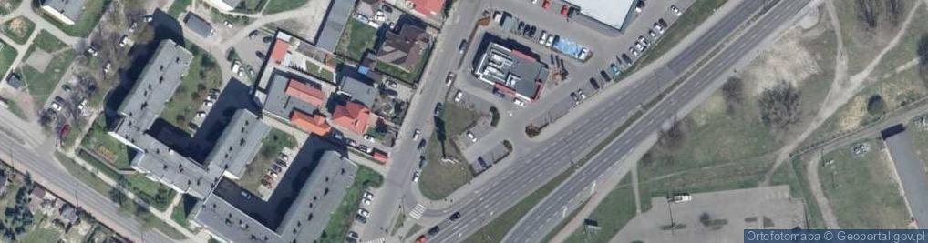 Zdjęcie satelitarne Centrum Ogrodnicze Żakowski Tomasz Białowicz Mariusz
