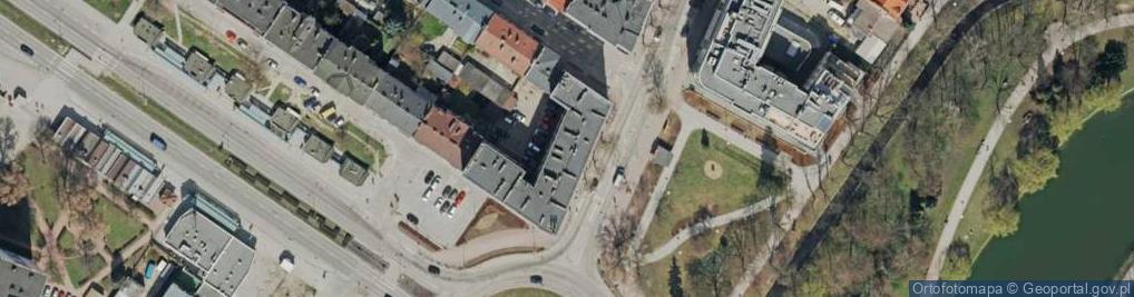 Zdjęcie satelitarne Centrum Okien i Drzwi Jurkiewicz Sławomir Gładysiński Andrzej