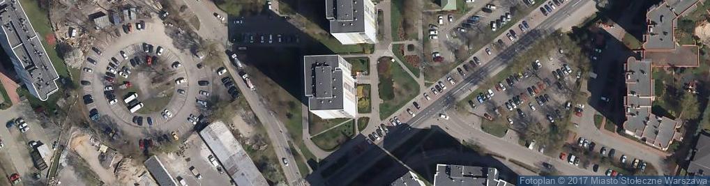 Zdjęcie satelitarne Centrum Organizacji Szkoleń Menedżerskich