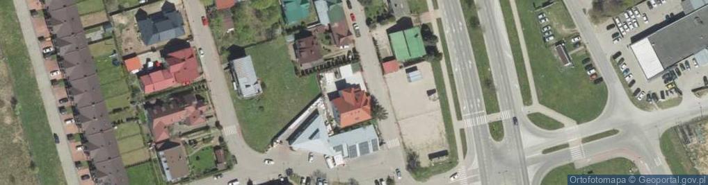 Zdjęcie satelitarne Centrum Pokryć Dachowych Furgał Wojciech Grzesiuk Ewa