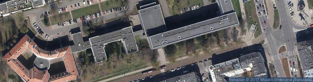 Zdjęcie satelitarne Centrum Rachunkowości Poczty Polskiej