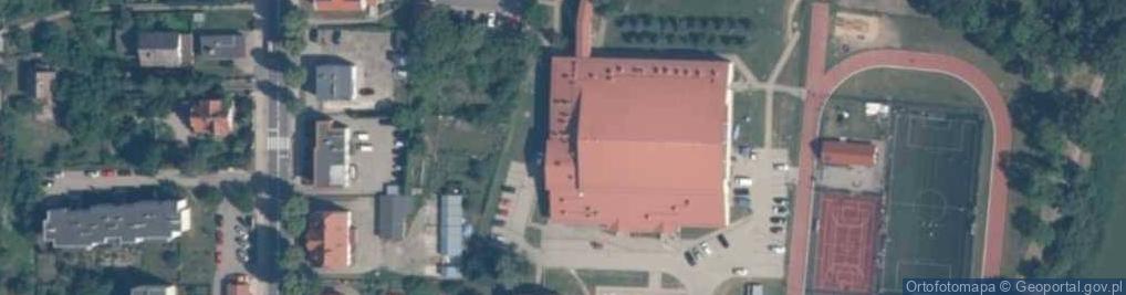 Zdjęcie satelitarne Centrum Sportu i Rekreacji w Suszu Imienia Jana Pawła II